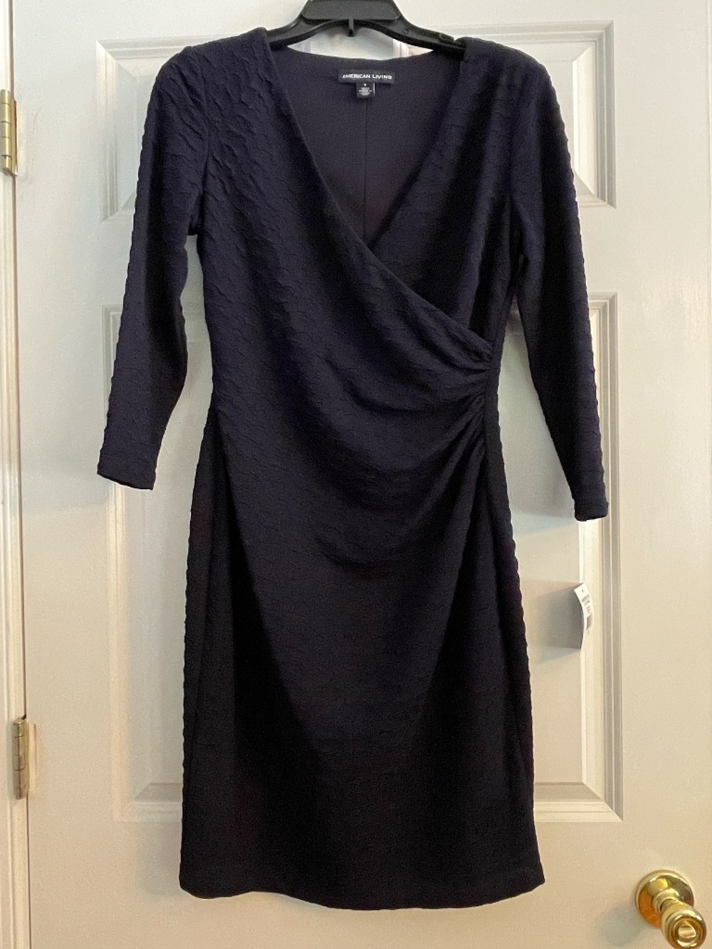 NWT Ralph Lauren's American Living Navy Blue Sheath Dress Size: 6